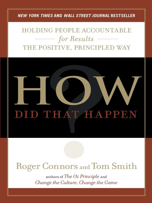 Title details for How Did That Happen? by Roger Connors - Available